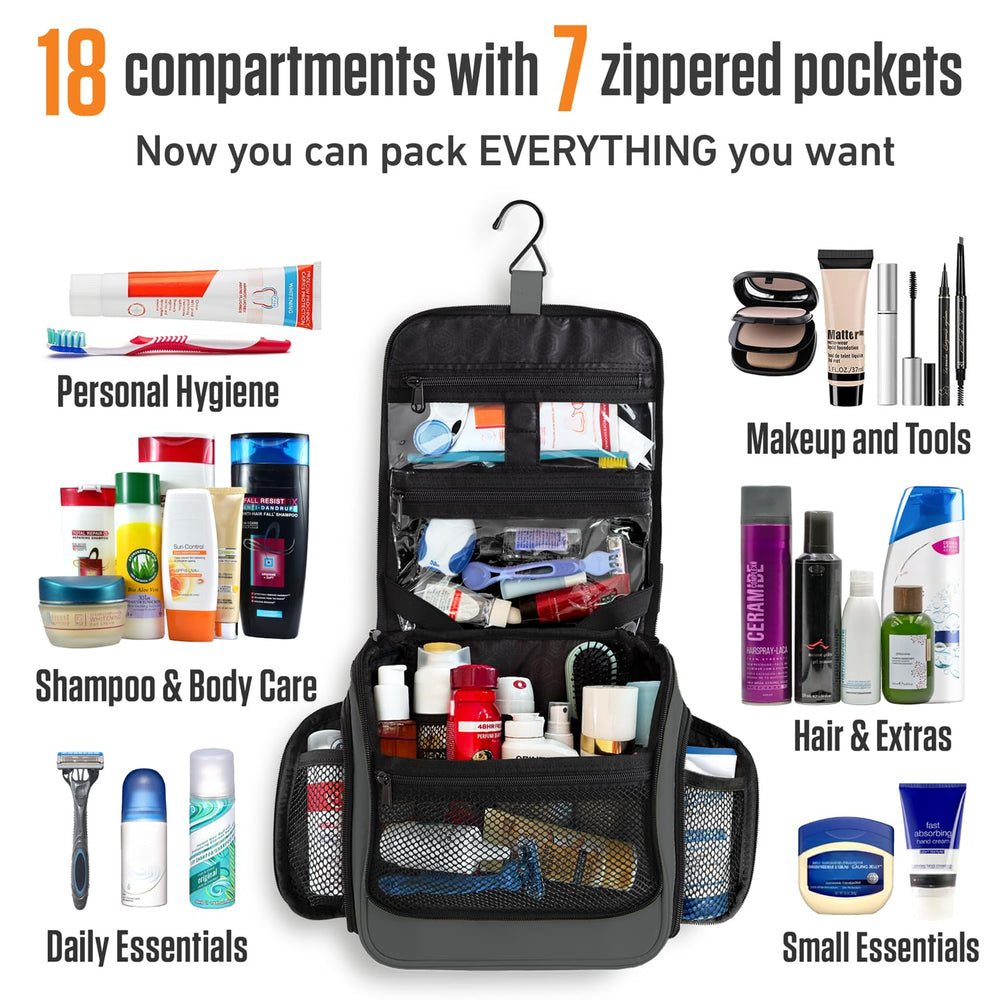VENTURE 4TH removable-clear-pouch provides TSA-friendly liquid storage and quick security checks.
