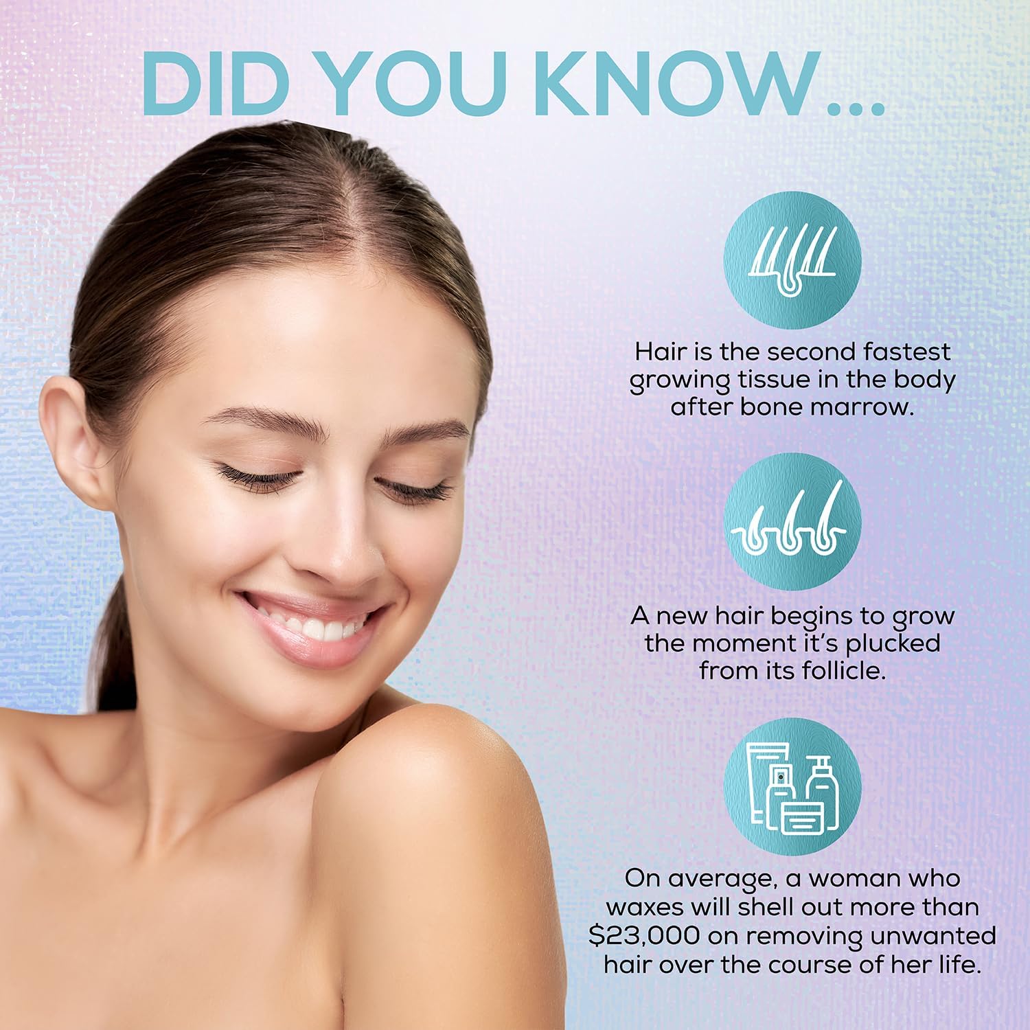 VENUS VISAGE Aftercare routine with Hair Inhibitor supporting smoother skin.