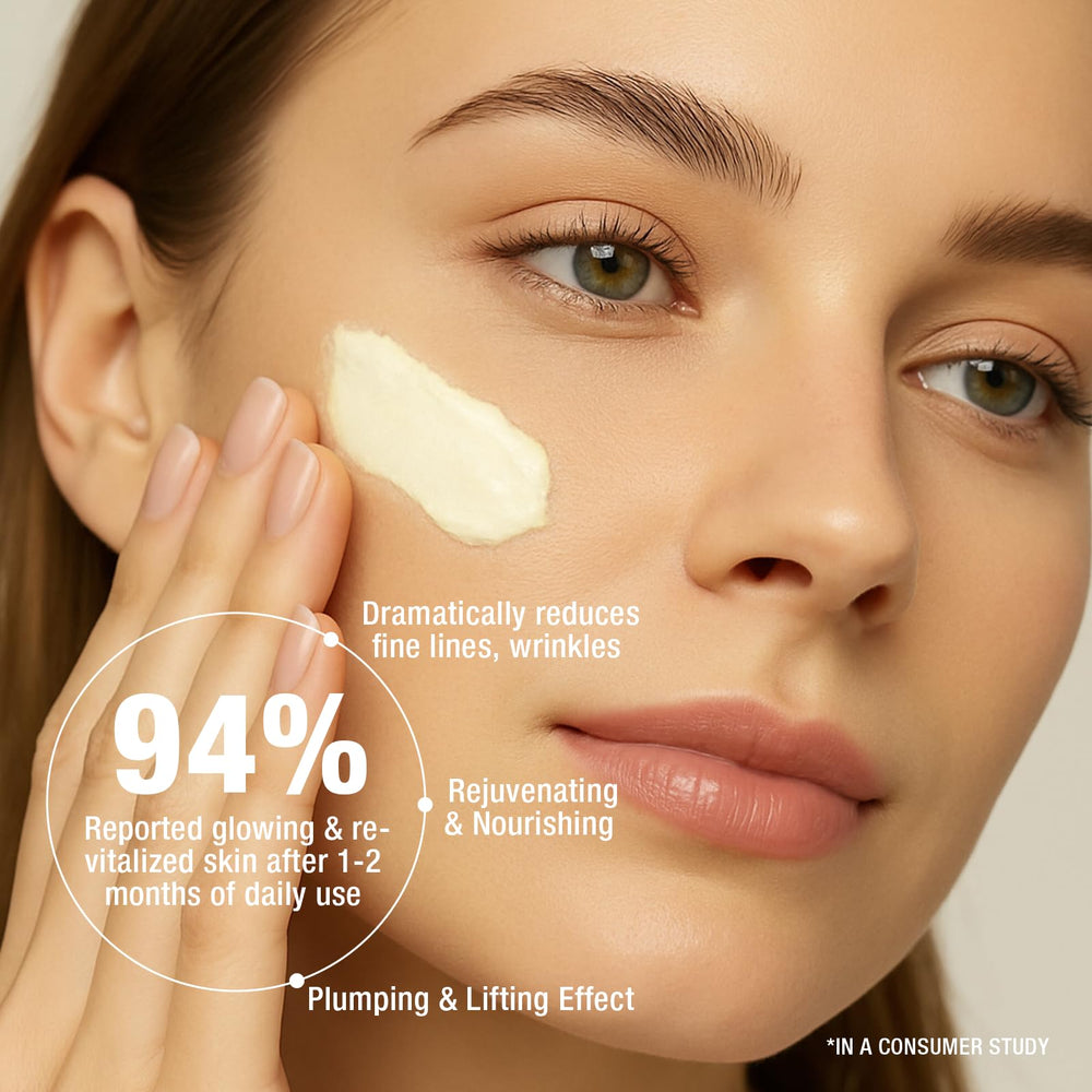 Vepxzory USA-designed label emphasizes premium vegan skincare quality.