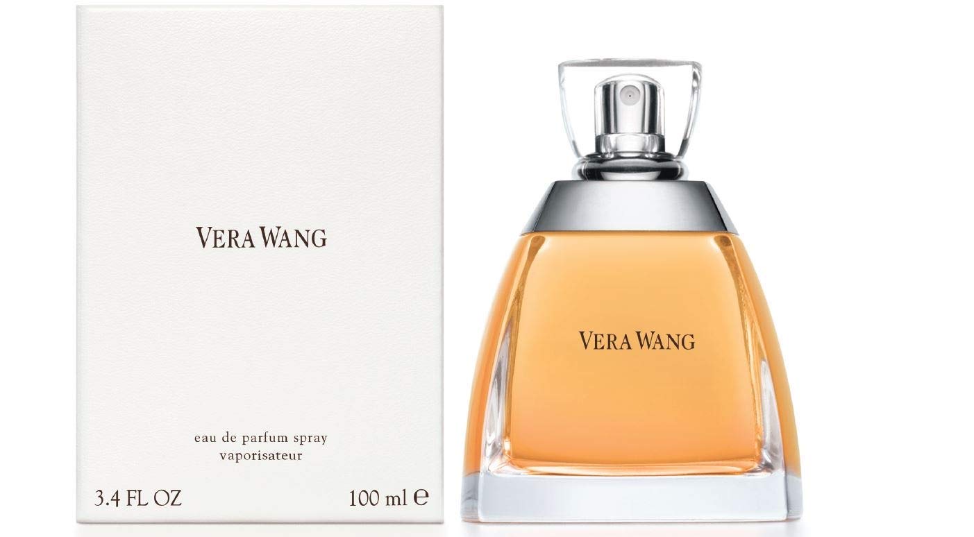 Vera Wang Eau de Parfum bottle closeup highlights delicate florals for daytime elegance