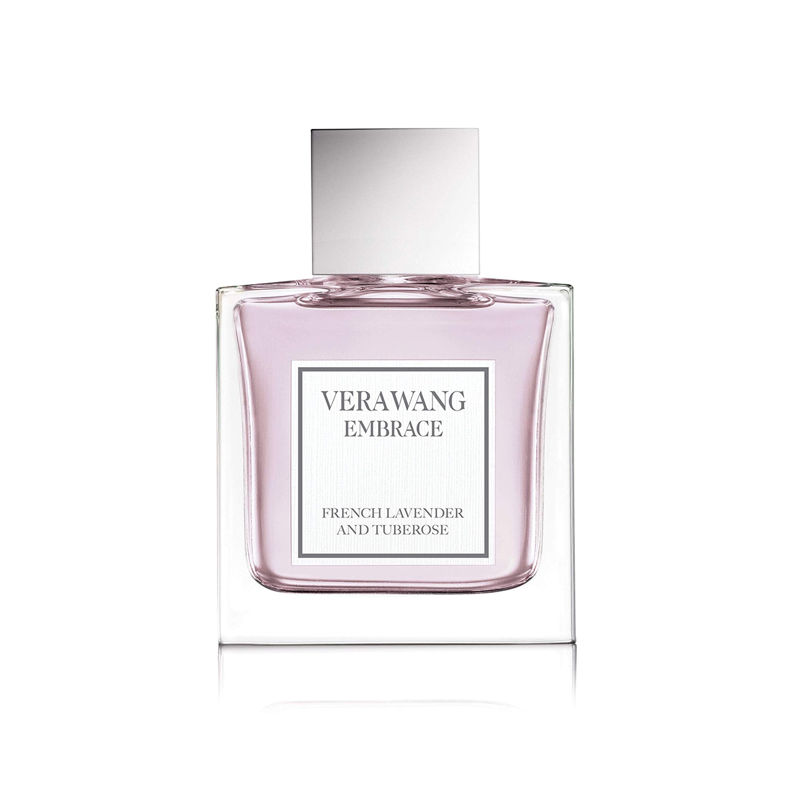 Vera Wang Embrace bottle top view showcases elegant design for everyday glamour.