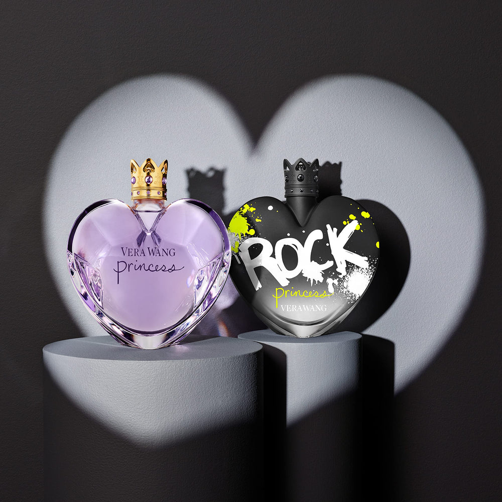Vera Wang Rock Princess bottle closeup highlights premium finish and gift-worthy presentation.