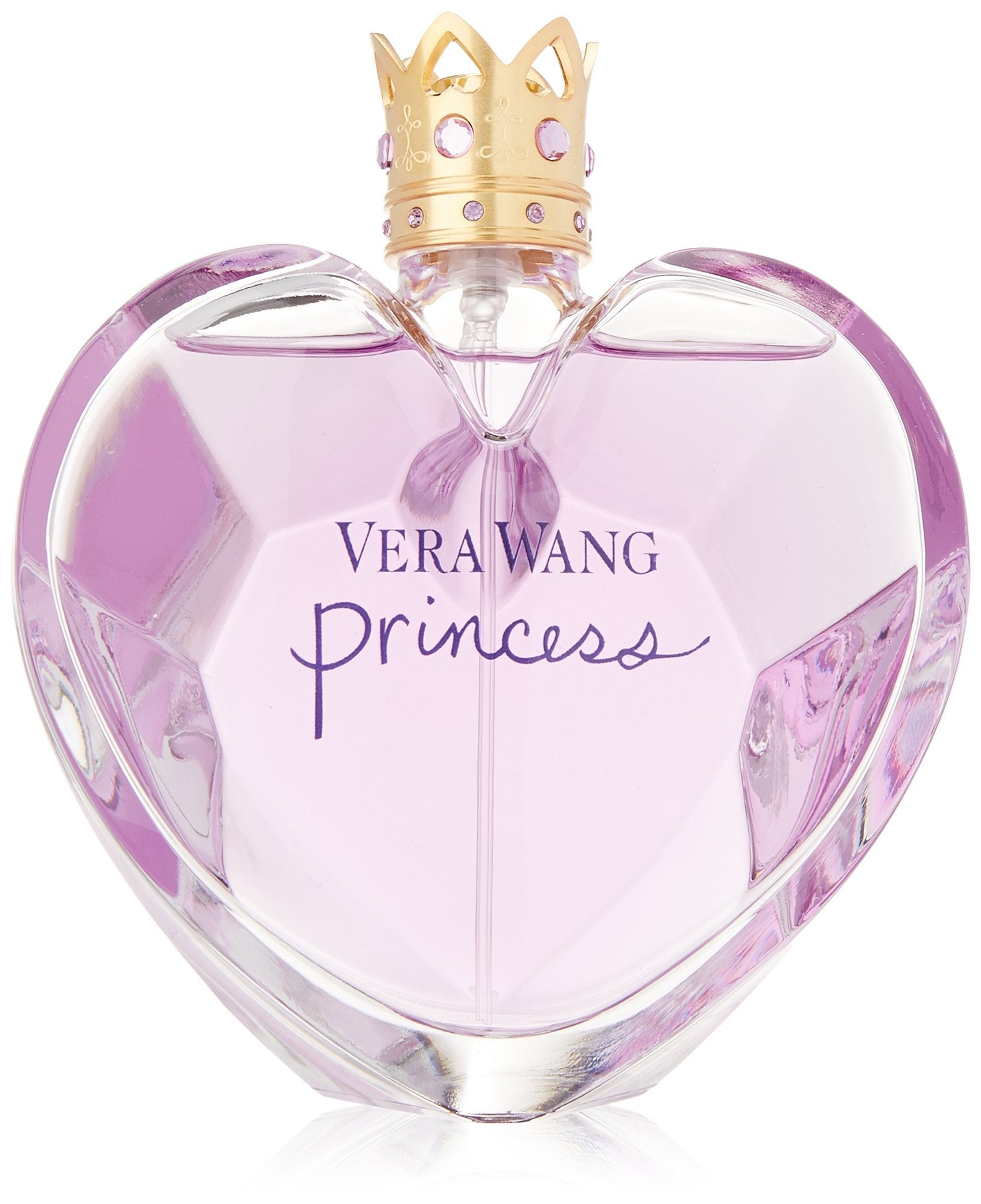 Vera Wang Princess eau de toilette bottle front, a light pink-fruit fragrance for everyday elegance.