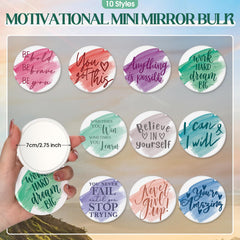 Vercraft 7 cm compact mirror for quick touch-ups on the go