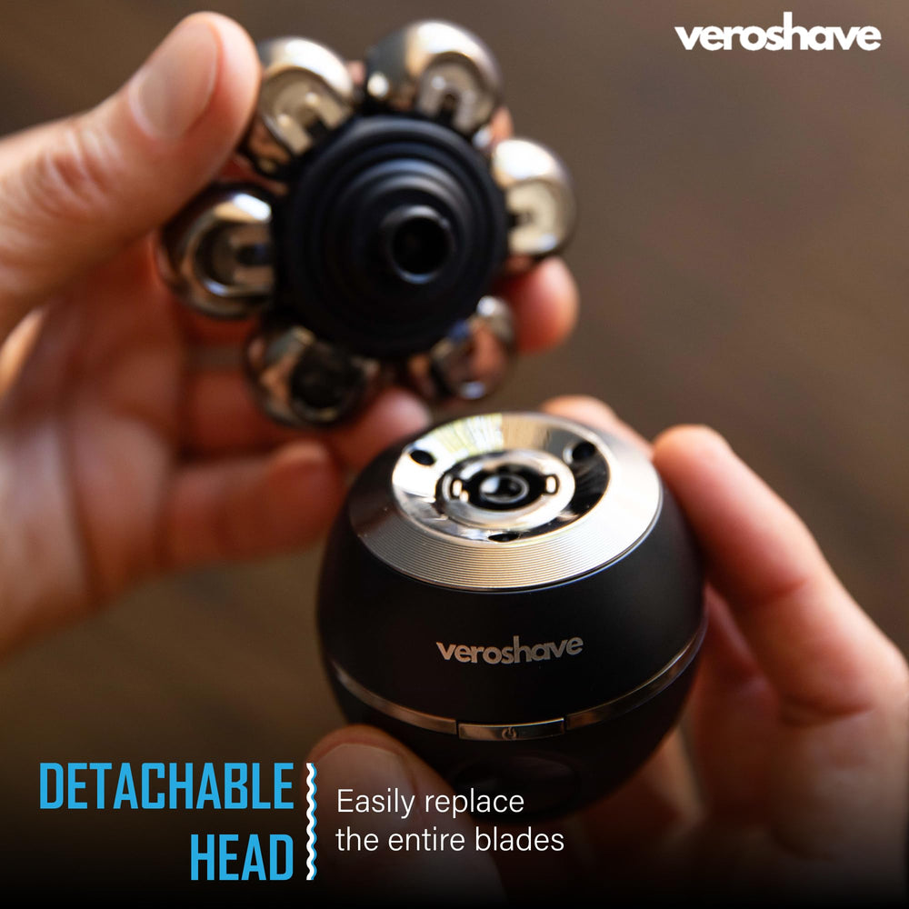 Veroshave easy clean 20 sec image demonstrates rapid maintenance after a quick rinse.