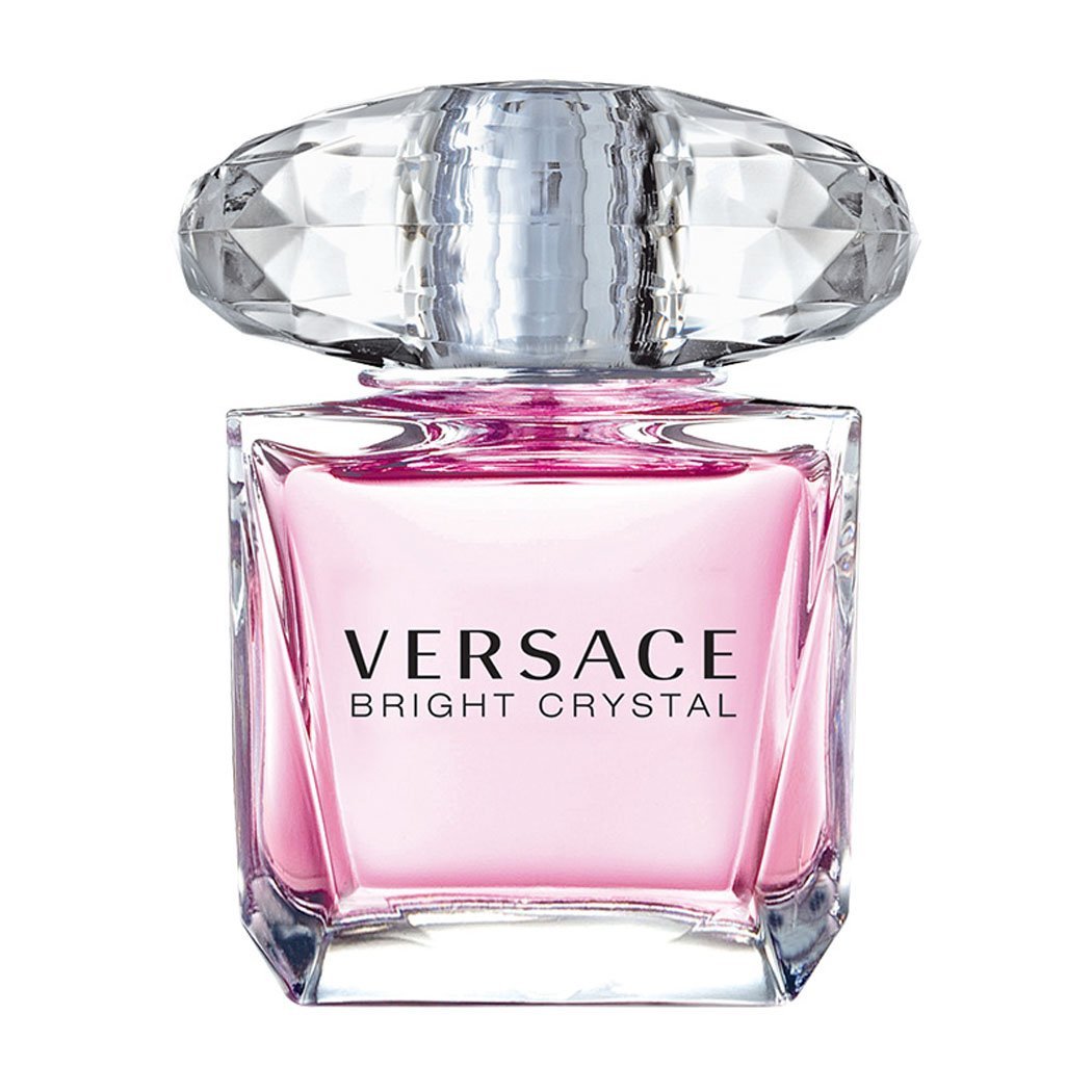 Versace Bright Crystal bottle front view for daily elegance and confident fragrance.
