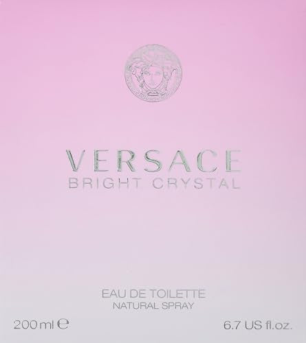 Versace Bright Crystal cap detail highlights a sparkling finish, ideal for evening events