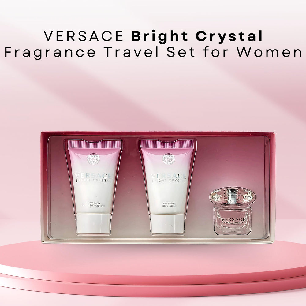 Versace Bright Crystal shower gel 25ml bottle for refreshing morning routine