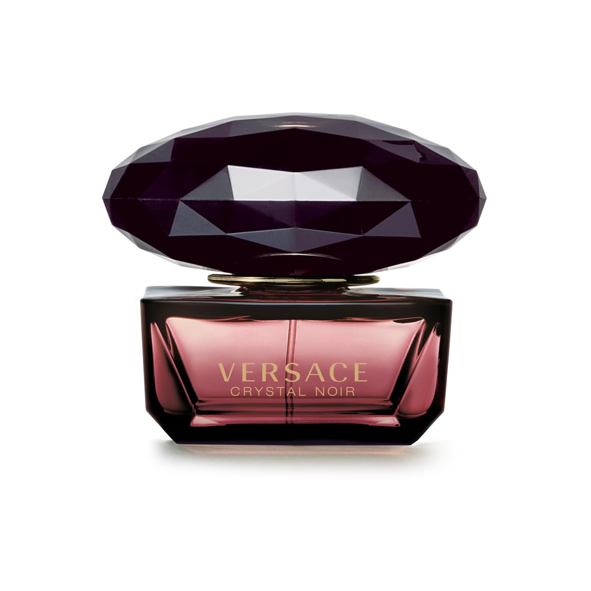 Versace Crystal Noir bottle close-up for elegant evening wear