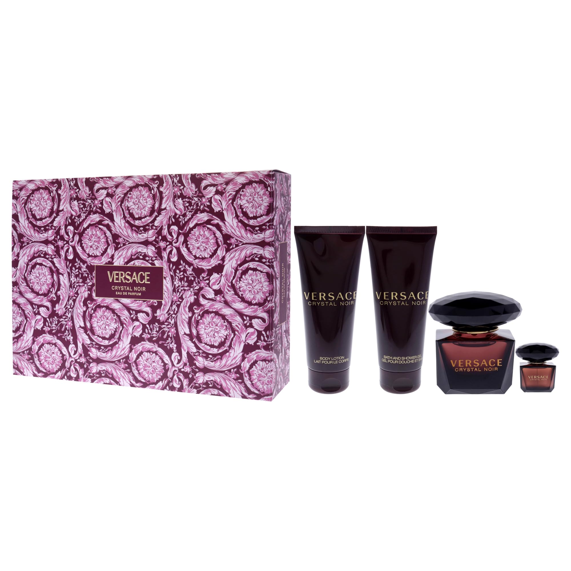 Versace Crystal Noir mini EDP 0.17oz ideal for travel.