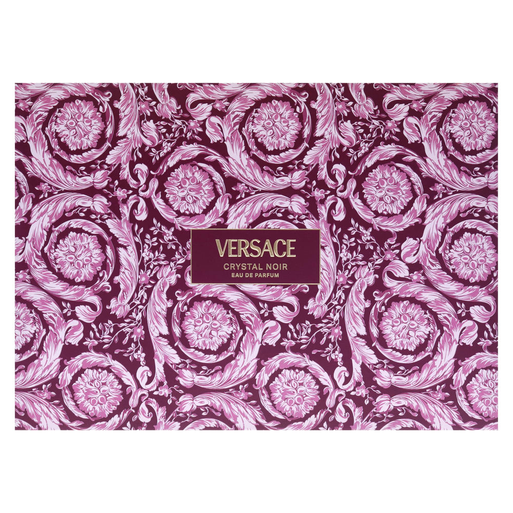 Versace Crystal Noir gift-packaging hints at premium gifting or self-pampering.