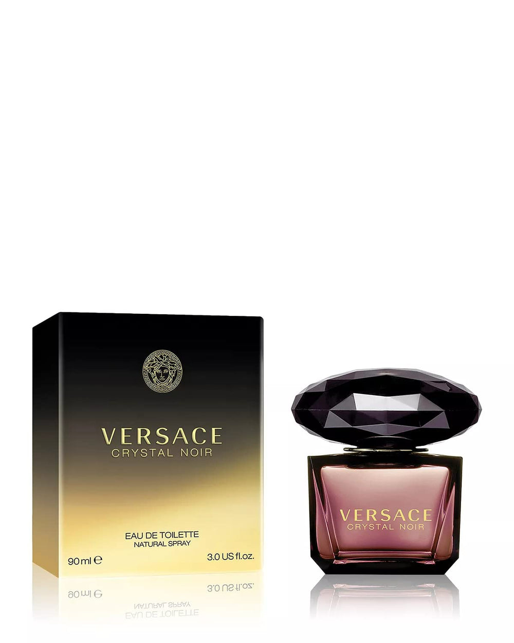 Versace Crystal Noir packaging and bottle display signals premium gifting appeal.