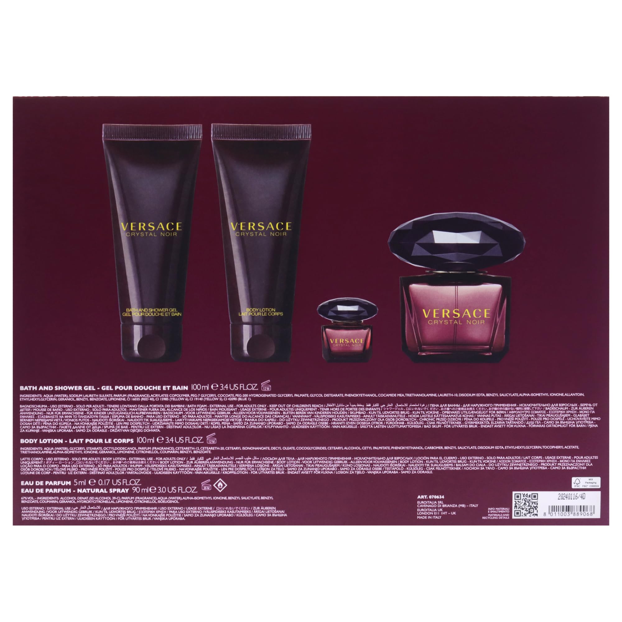 Versace Crystal Noir pulse-points usage demonstrates layering for enhanced fragrance presence.