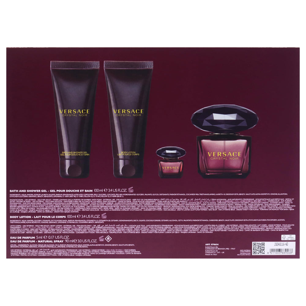 Versace Crystal Noir pulse-points usage demonstrates layering for enhanced fragrance presence.