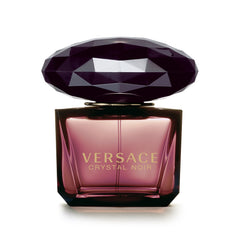 Versace Crystal Noir spray application demonstrates easy use for daily fragrance rituals