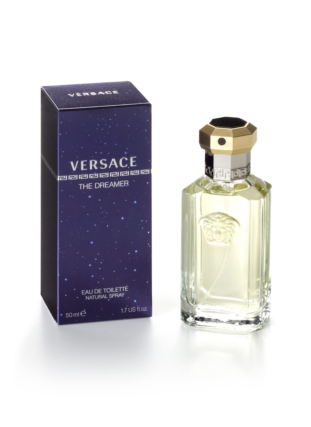 Versace Dreamer for Men EDT bottle on wood surface ready for storytelling.