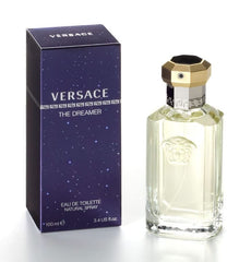 Versace Dreamer packaging side detail signals luxury branding.