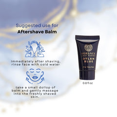 Versace Dylan Blue shower gel image conveying cleansing with signature fragrance