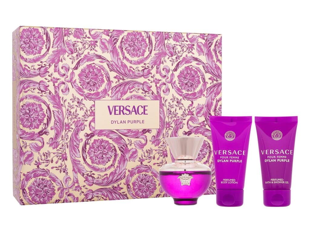 Versace Dylan Purple bath & shower gel bottle for pampering ritual