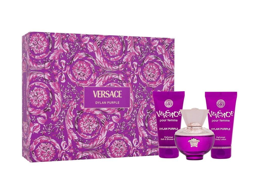 Versace Dylan Purple EDP spray bottle for daily elegance and signature scent