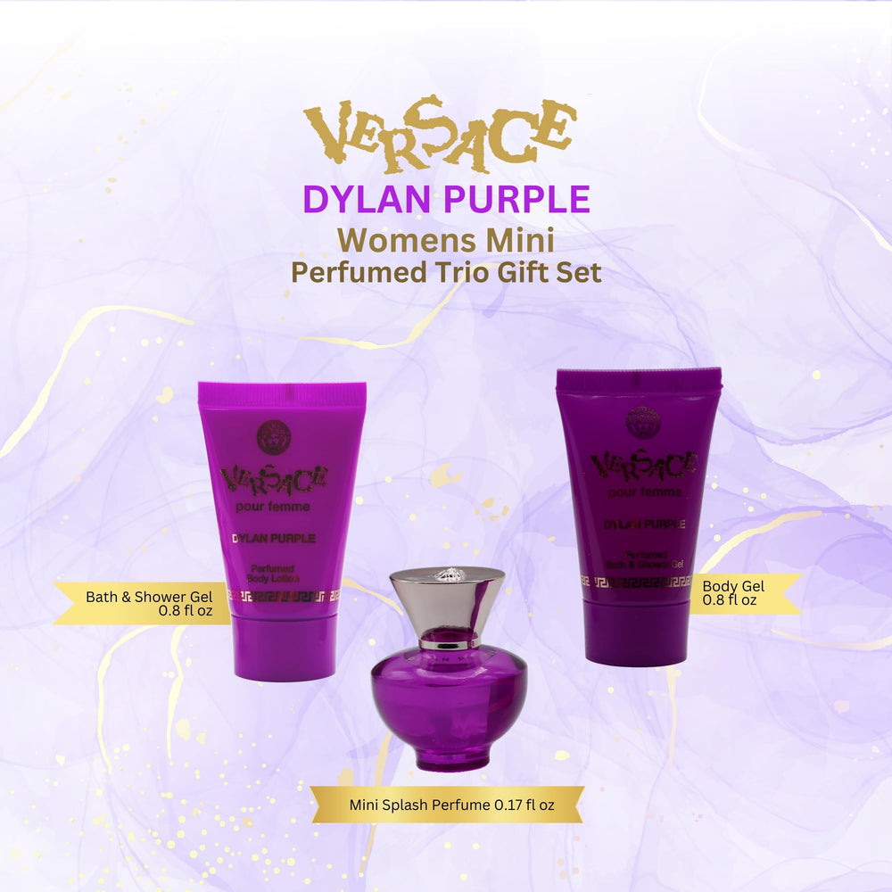 Versace Dylan Purple mini bath and shower gel for daily freshness