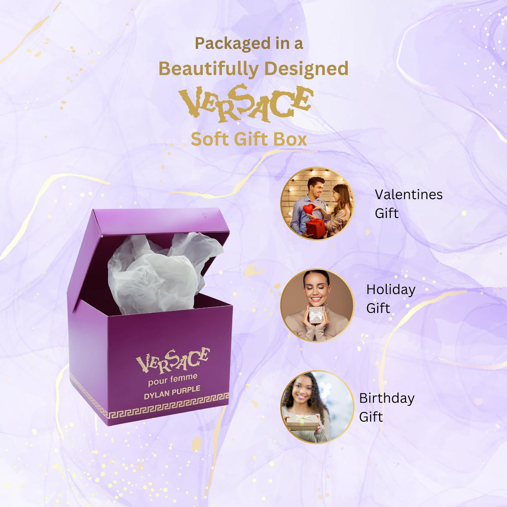 Versace Dylan Purple perfume sample card for trial