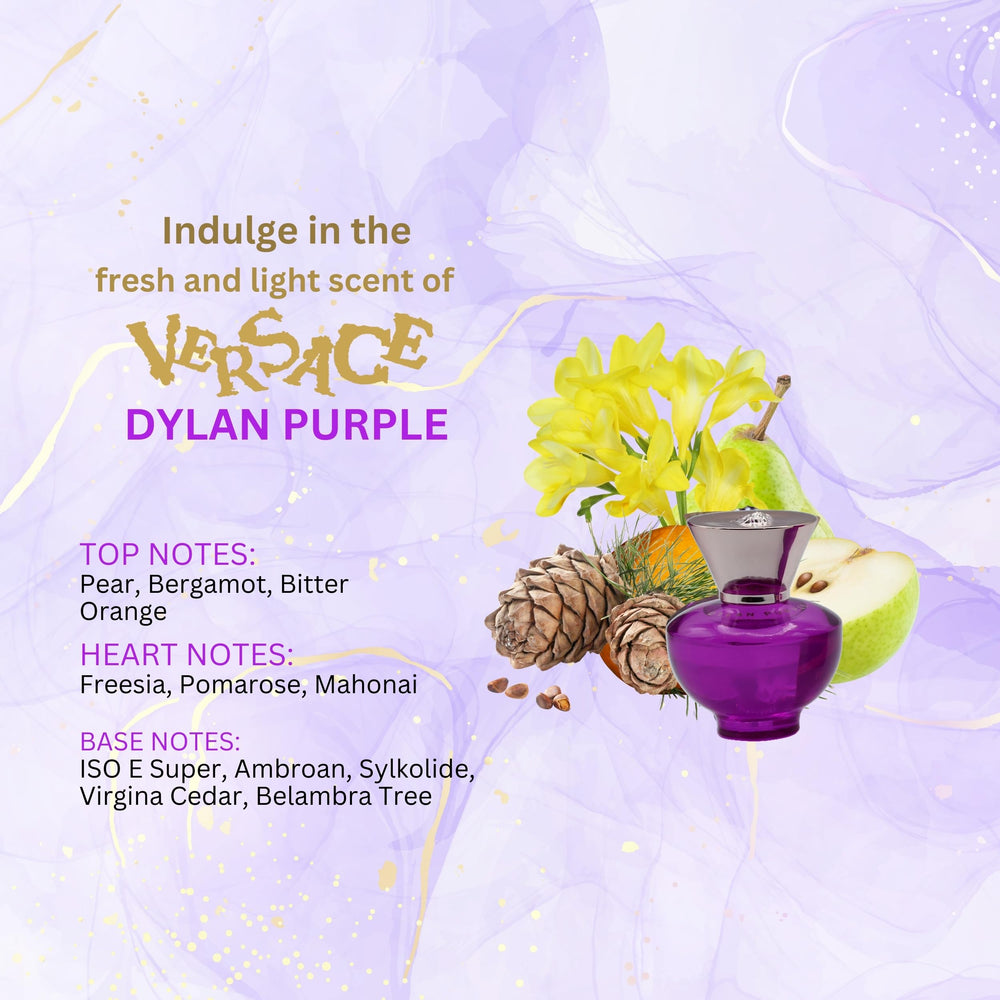 Versace Dylan Purple travel-friendly mini set ideal for trips