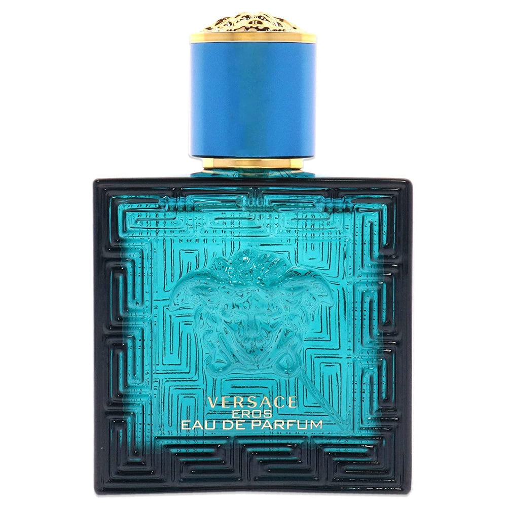 Versace Eros close-up shows elegant design for confident nights