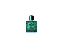 Versace Eros EdP spray mist highlighting bold, lasting impression.