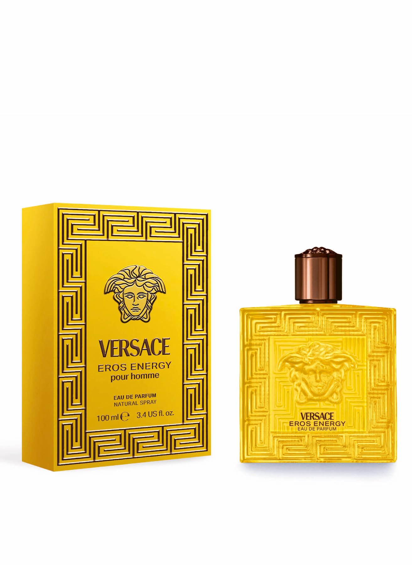 Versace Eros Energy bottle pour ready for spontaneous wear and evenings