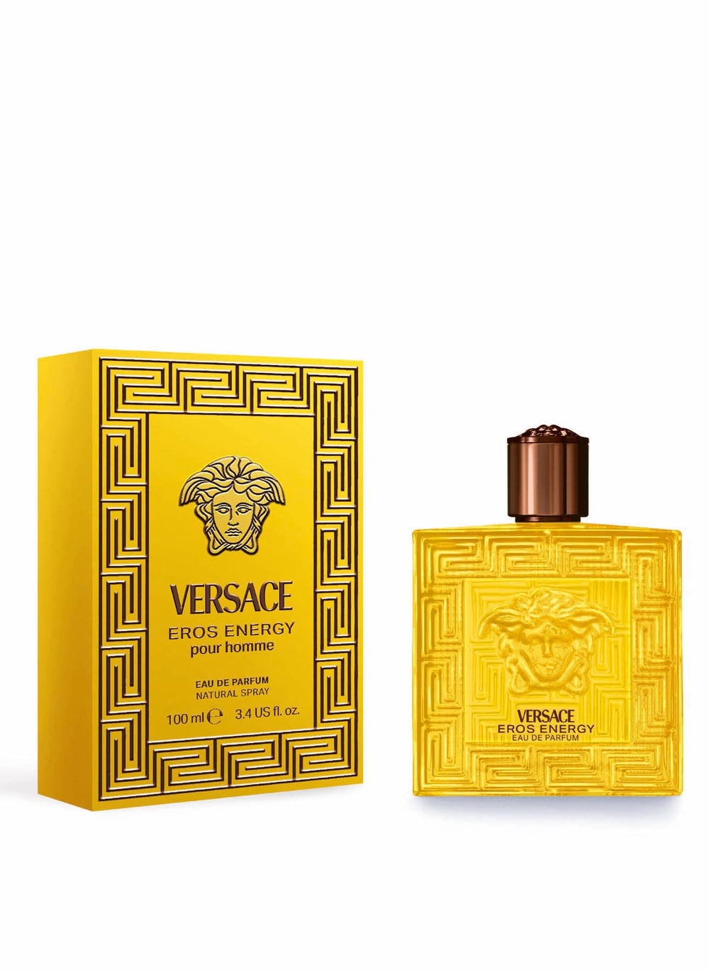 Versace Eros Energy bottle pour ready for spontaneous wear and evenings