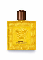 Versace Eros Energy for Men bottle shown, bold woody fragrance for confident daytime wear