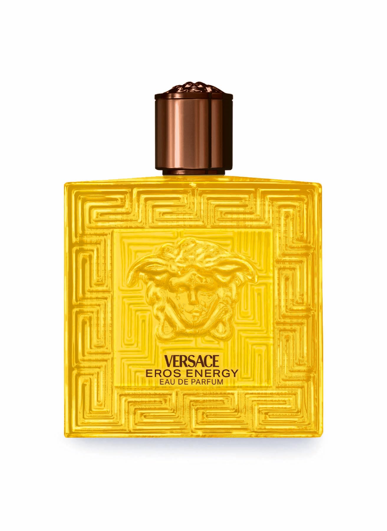 Versace Eros Energy Pour Homme bottle-front view for bold daytime confidence.