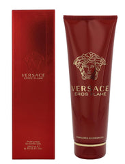 Versace Eros Flame bottle display adds luxury to your morning shower routine.