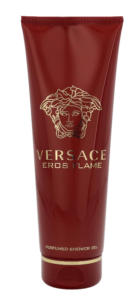 Versace Eros Flame lather shows rich foam for a refreshing cleanse.