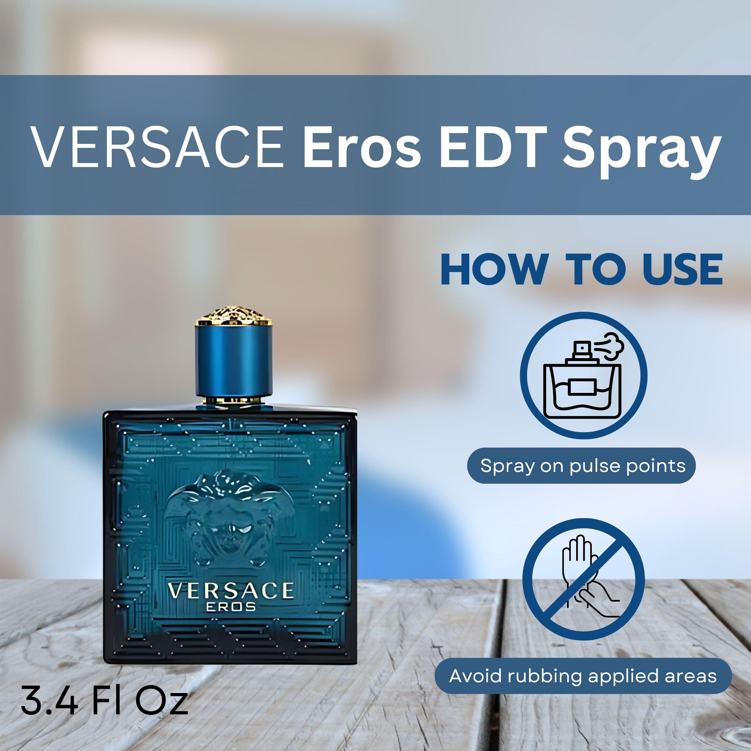 Versace Eros gift-ready box presentation for special occasions.