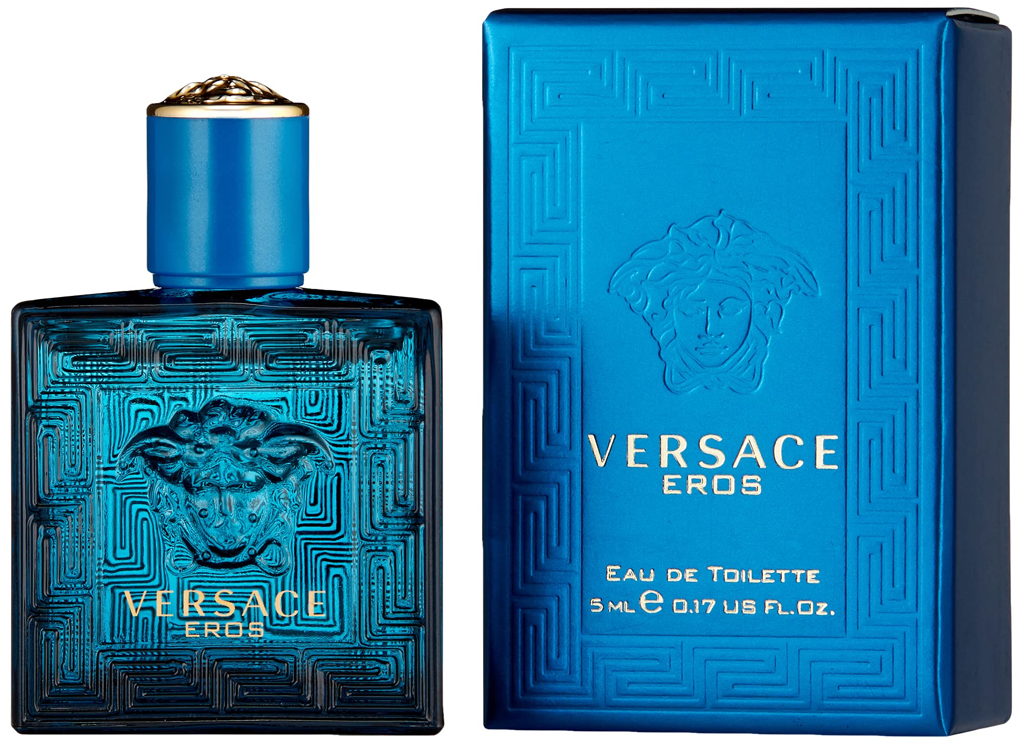 Versace Eros mini EDT splash box showcases collectible gift-ready presentation