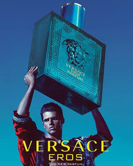 Versace Eros Parfum Spray packaging shot conveys luxury and gifting appeal.