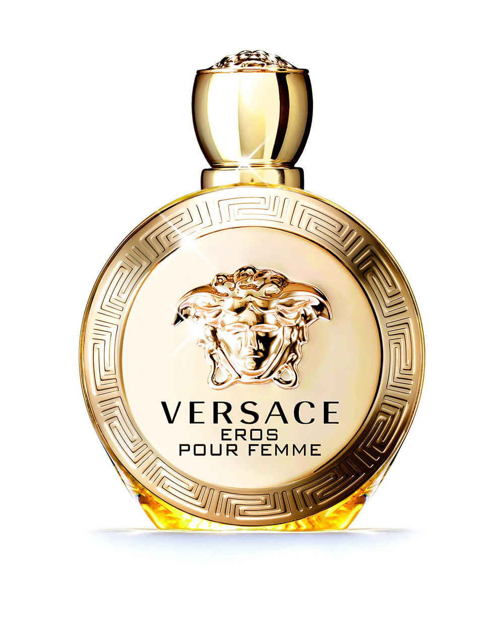 Versace Eros Pour Femme atomizer application showing easy all-day scent dispersion