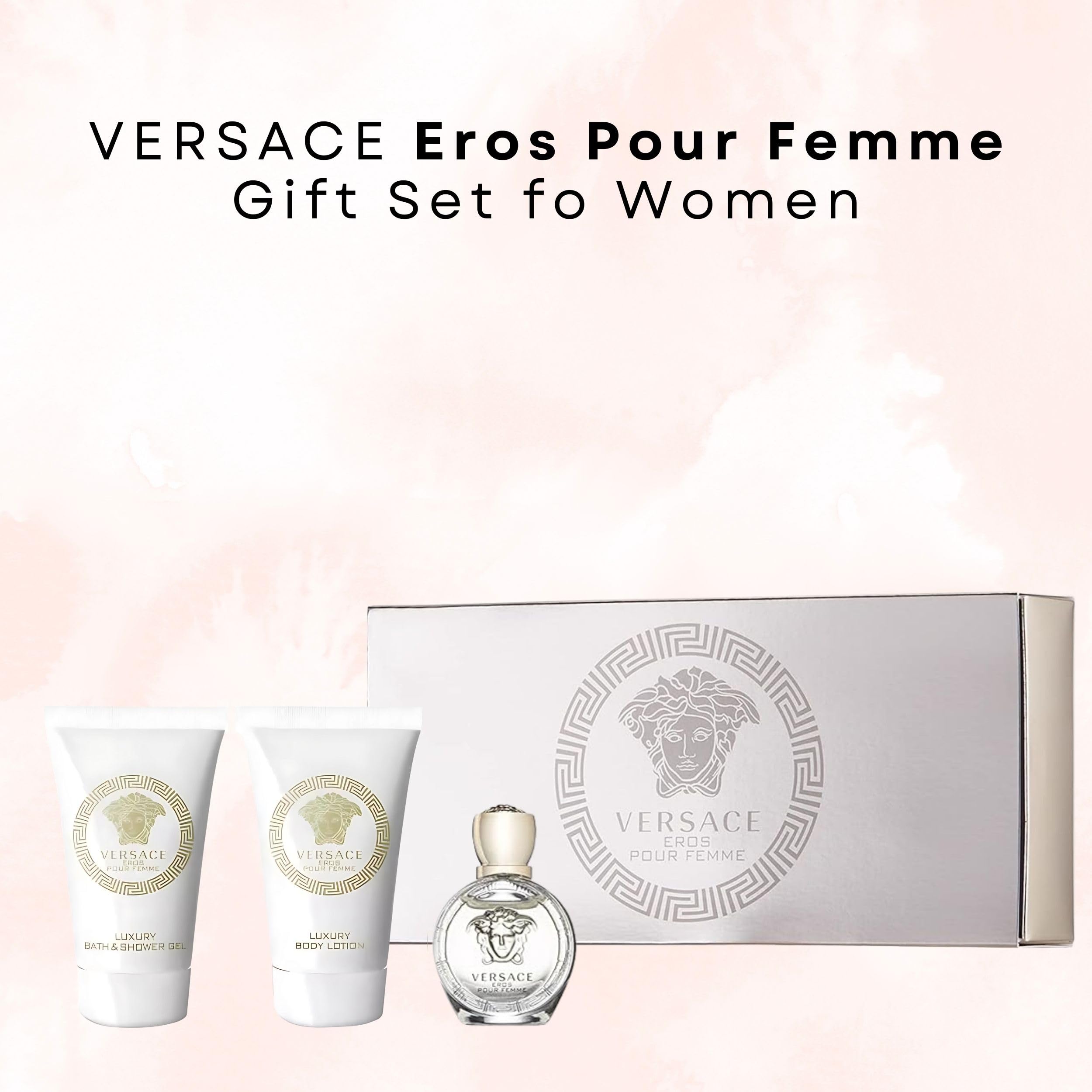 Versace Eros Pour Femme shower gel for a scented shower routine