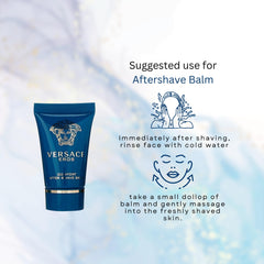 Versace Eros shower gel tube, refreshing cleanse with iconic scent.