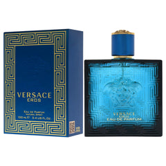 Versace Eros spray-action shows easy application with lasting projection.