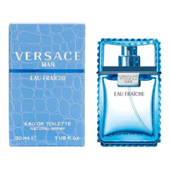 Versace Man Eau Fraiche 1oz EDT bottle for daily wear and travel.
