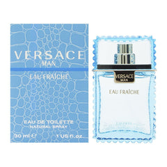 Versace Man Eau Fraiche spray bottle for daily confidence and style.