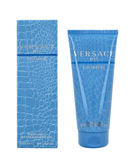 Versace Man Eau Fraiche bottle front highlighting refreshing scent for daily grooming.