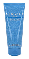 Versace Man Eau Fraiche lather close-up showing rich foam for cleansing routine.