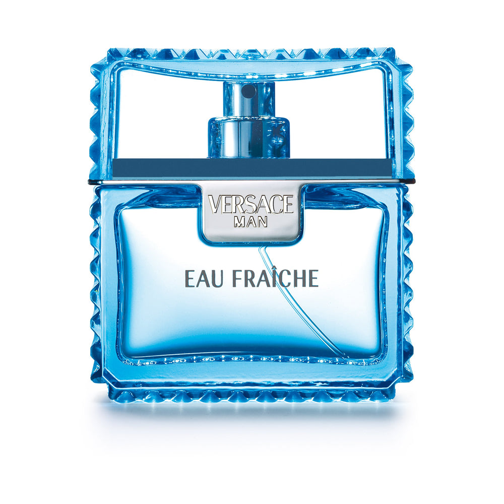 Versace Man Eau Fraiche packaging image highlighting premium design and gifting-ready presentation