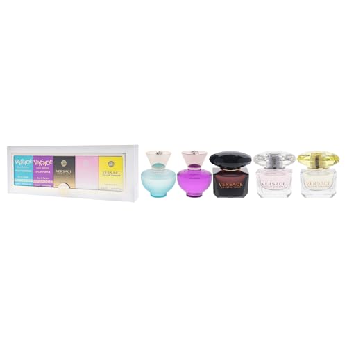 Versace Bright Crystal miniature bottle for fresh-day florals and glow.