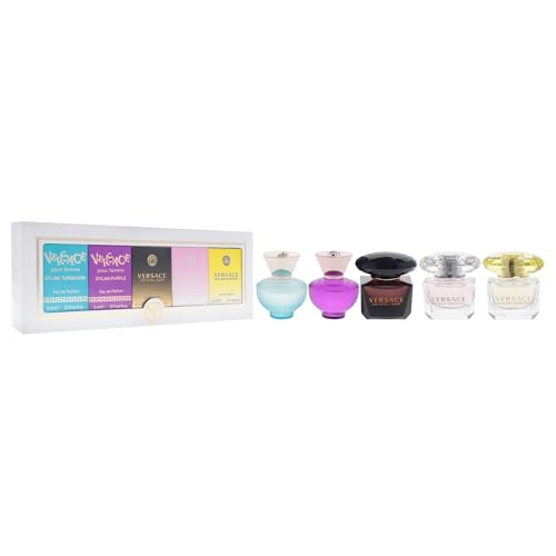 Versace Crystal Noir miniature bottle for seductive night-out scent.