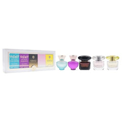 Versace Crystal Noir miniature bottle for seductive night-out scent.